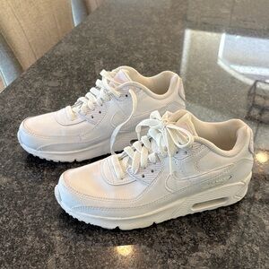 Nike Kids All-White Sneakers